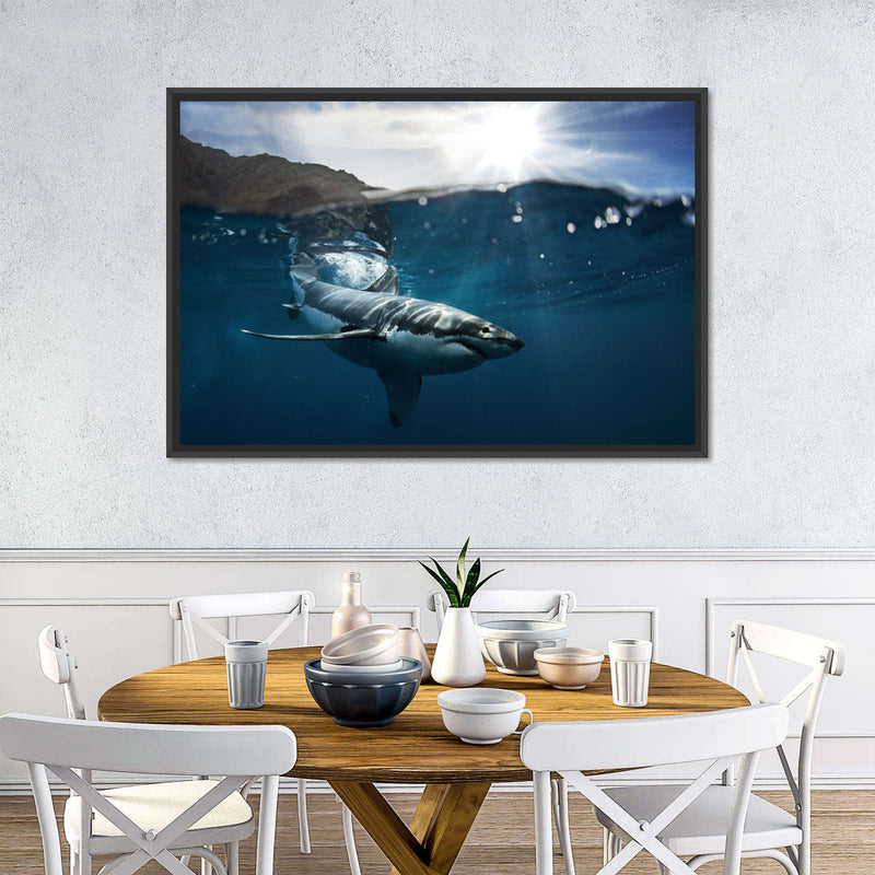 Shark Sunshine Wall Art