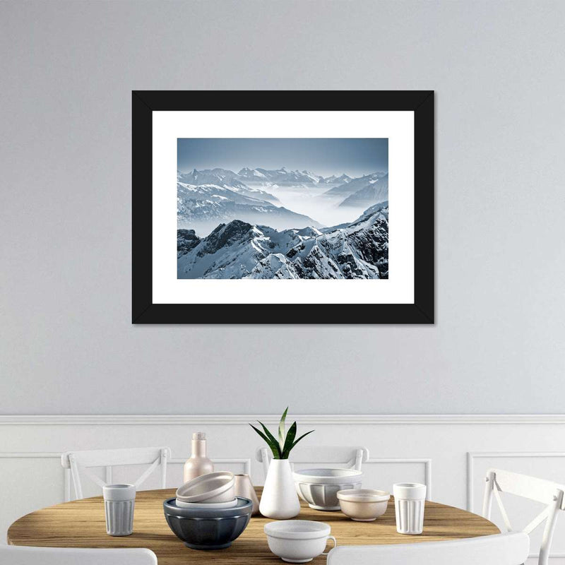 Swiss Mountain Peaks Wall Art