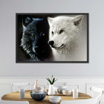 Tale Of Two Wolves Wall Art