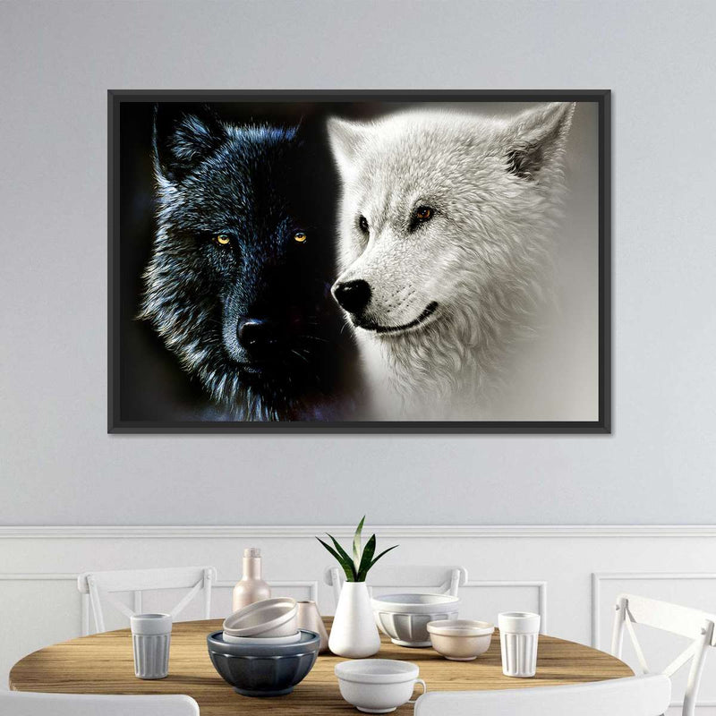 Tale Of Two Wolves Wall Art