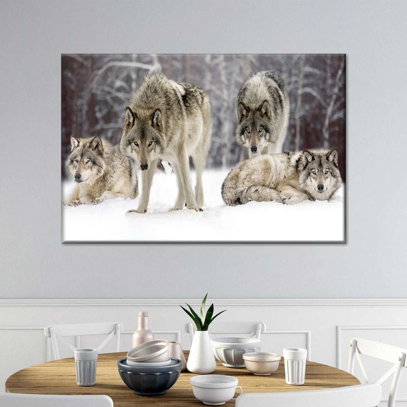 Wolf Pack Wall Art