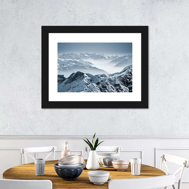 Swiss Mountain Peaks Wall Art