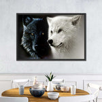 Tale Of Two Wolves Wall Art