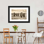 Herd Of Elephants Wall Art