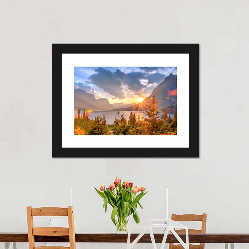 Montana Saint Mary Lake Wall Art