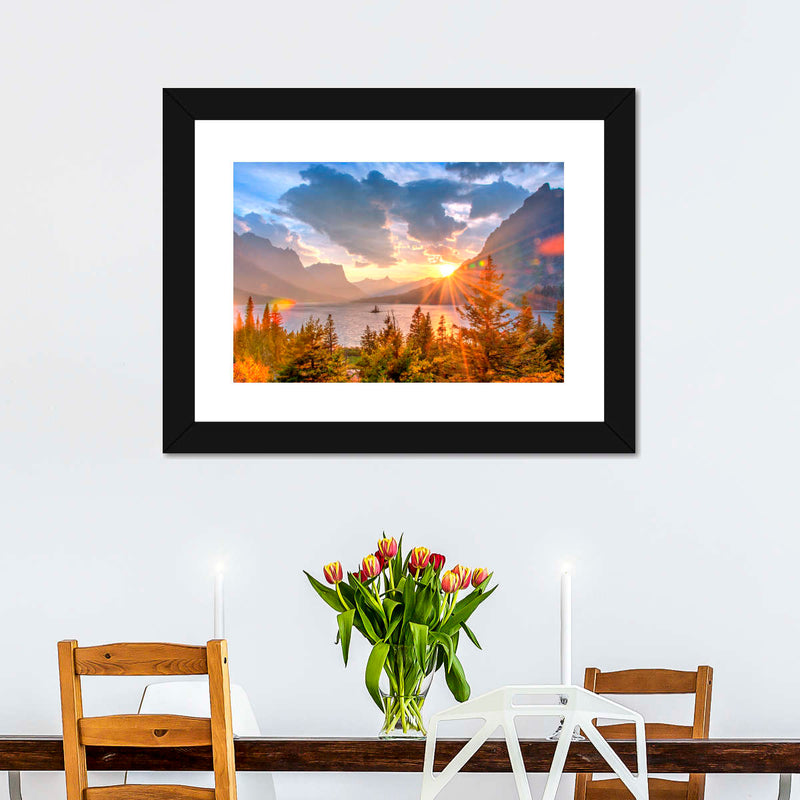 Montana Saint Mary Lake Wall Art