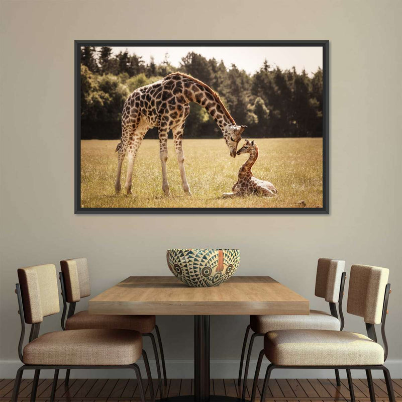 Loving Giraffes Wall Art