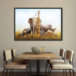 Kenyan Safari Animals Wall Art