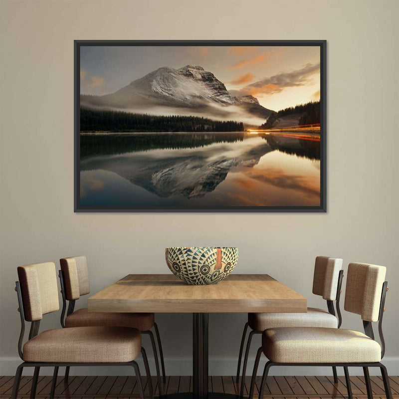Lake At Sunset Wall Art