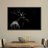 Monochrome Bull Elk Wall Art