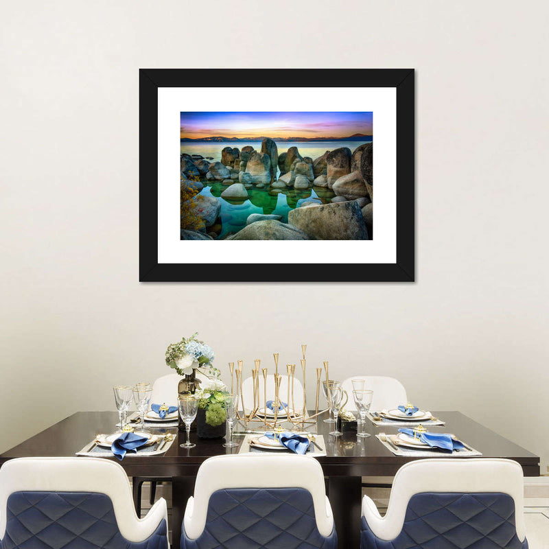 Rocks At Lake Tahoe Wall Art