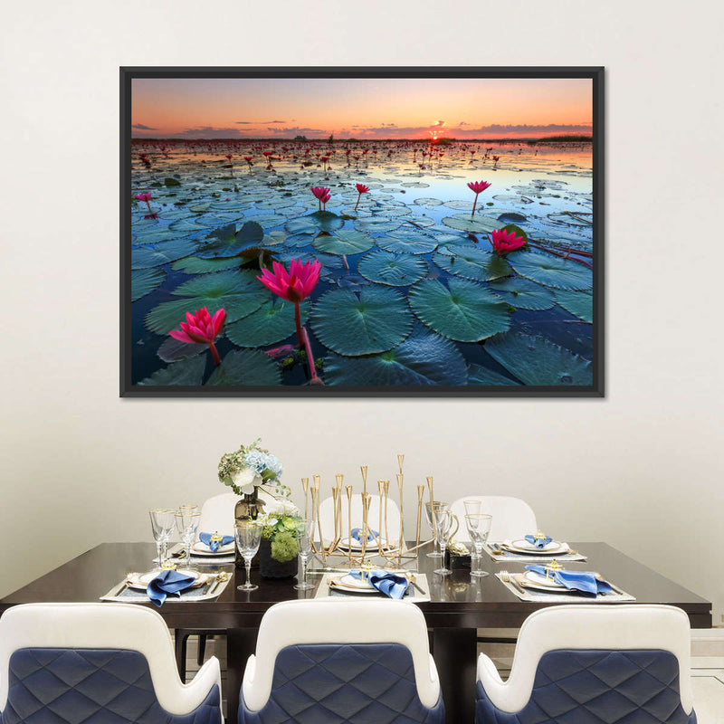 Lake Nong Harn Lotus Wall Art