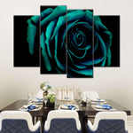 Green Flower Wall Art