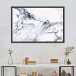 Grey And White Abstract Wall Art