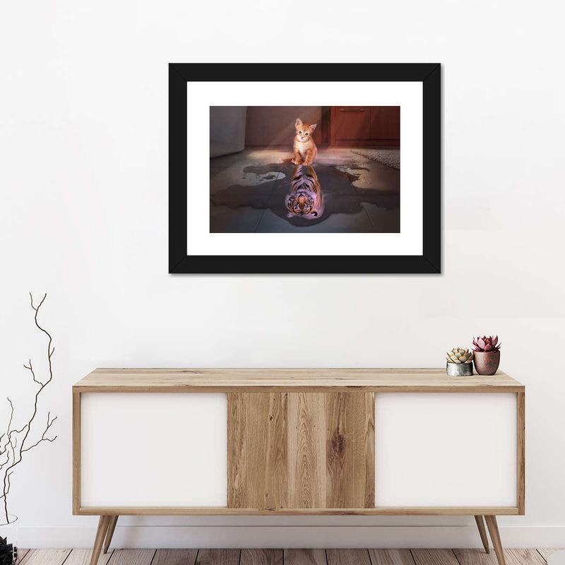 Tiger Kitty Wall Art