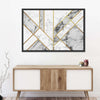 Marble Texture Geometric Abstract Wall Art