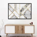 Marble Texture Geometric Abstract Wall Art