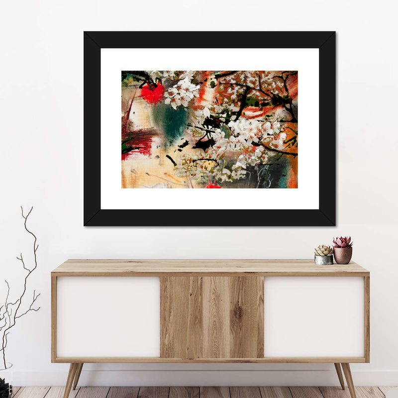 Japanese Flower Wall Art