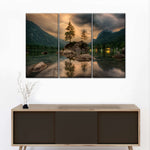 Magical Lakeside Mountain Wall Art