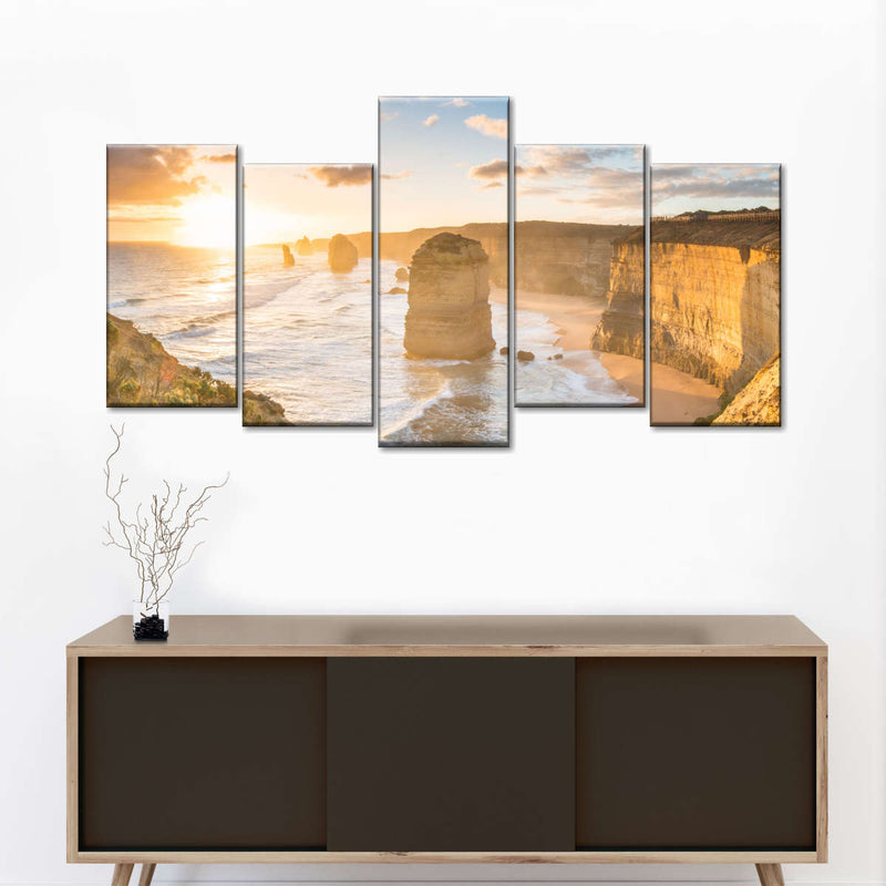 Twelve Apostles Beach Sunrise Wall Art