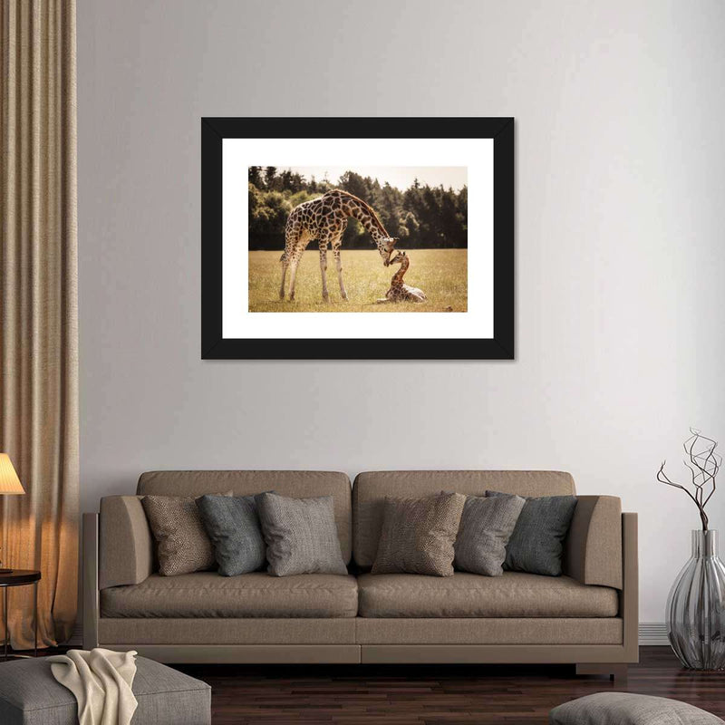 Loving Giraffes Wall Art