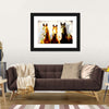 Three Horse Heads Wall Art