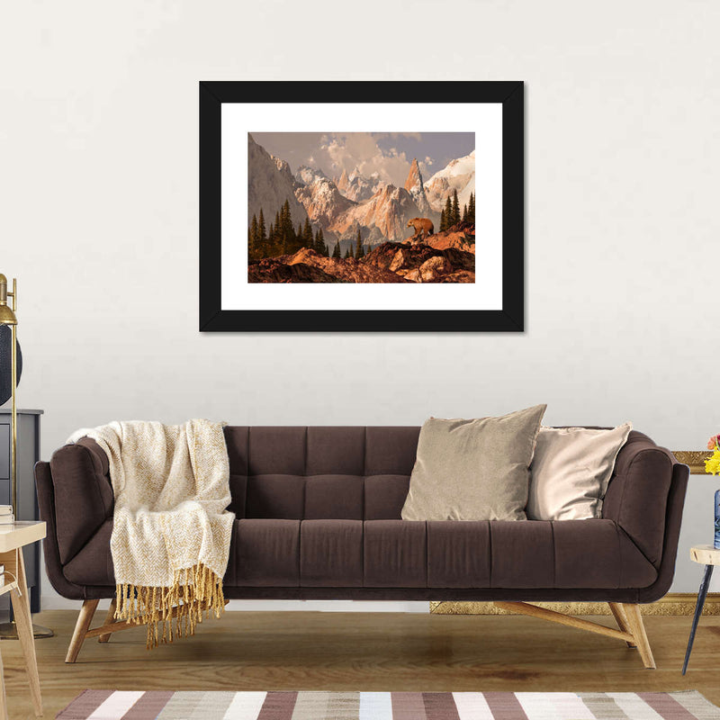 Rocky Mountain Bear Wall Art