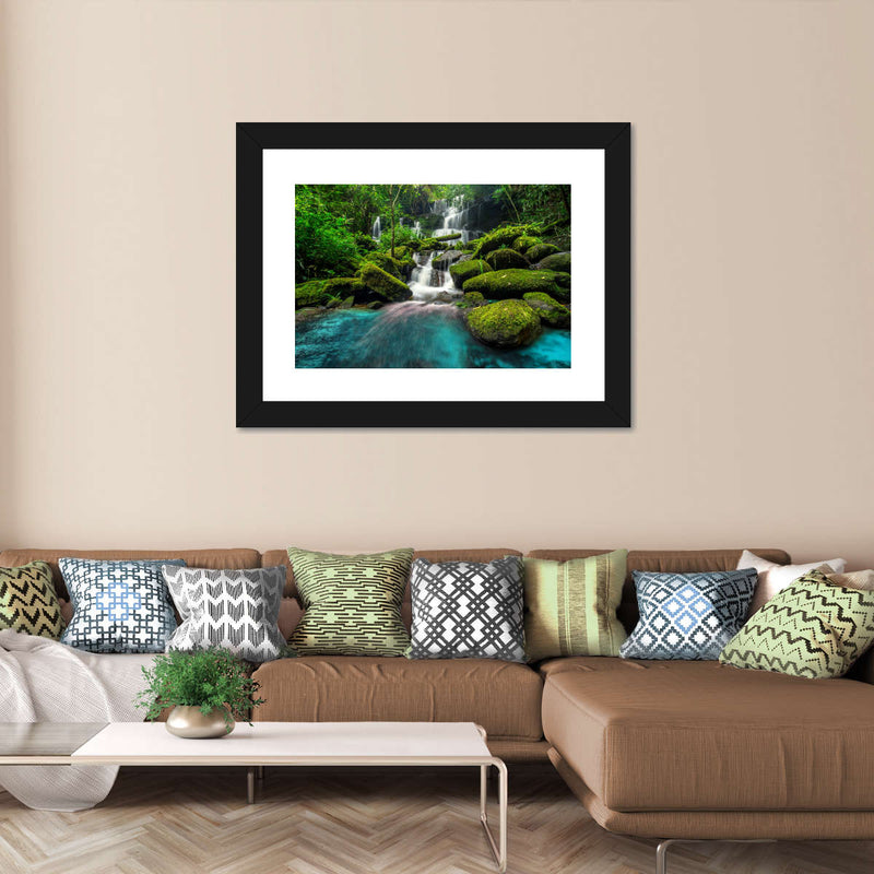 Tropical Waterfall Wall Art