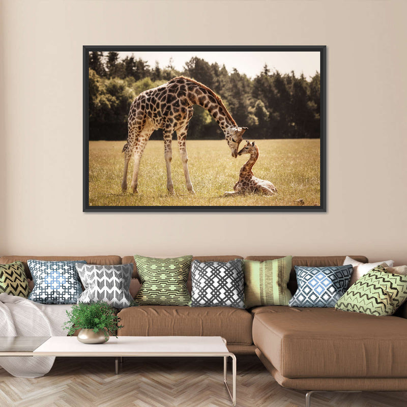 Loving Giraffes Wall Art