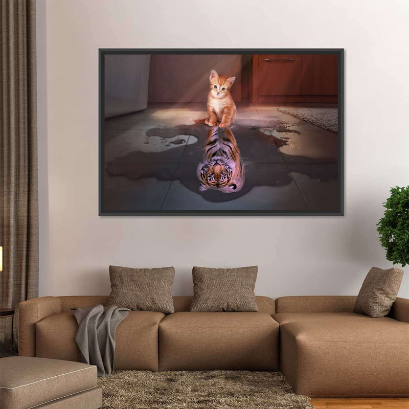 Tiger Kitty Wall Art