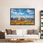 Teton Range Moulton Barn Wall Art
