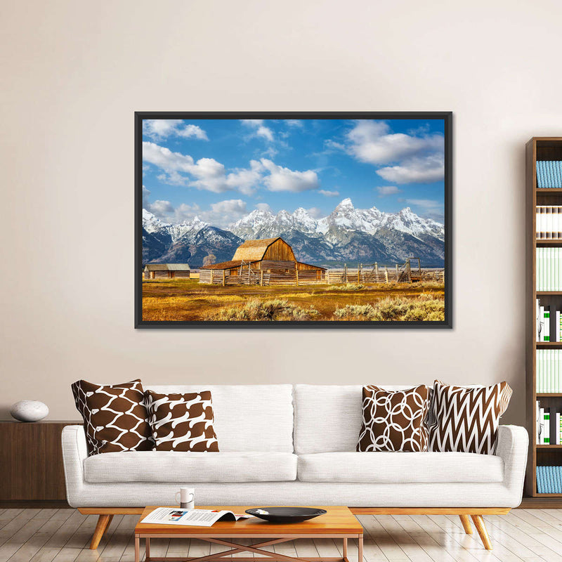 Teton Range Moulton Barn Wall Art