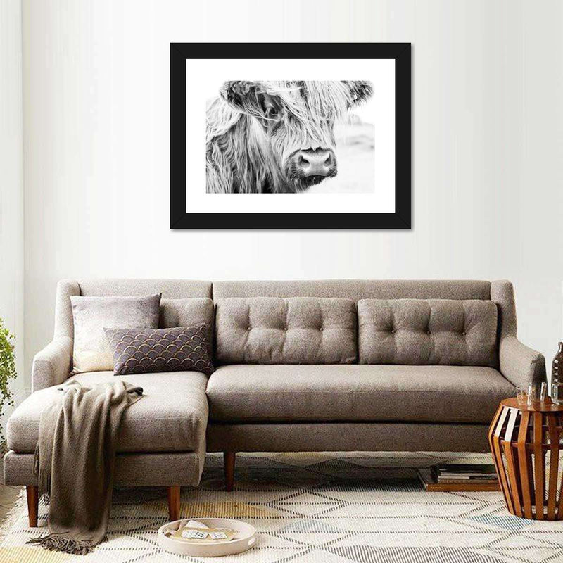 Long Haired Cow Wall Art