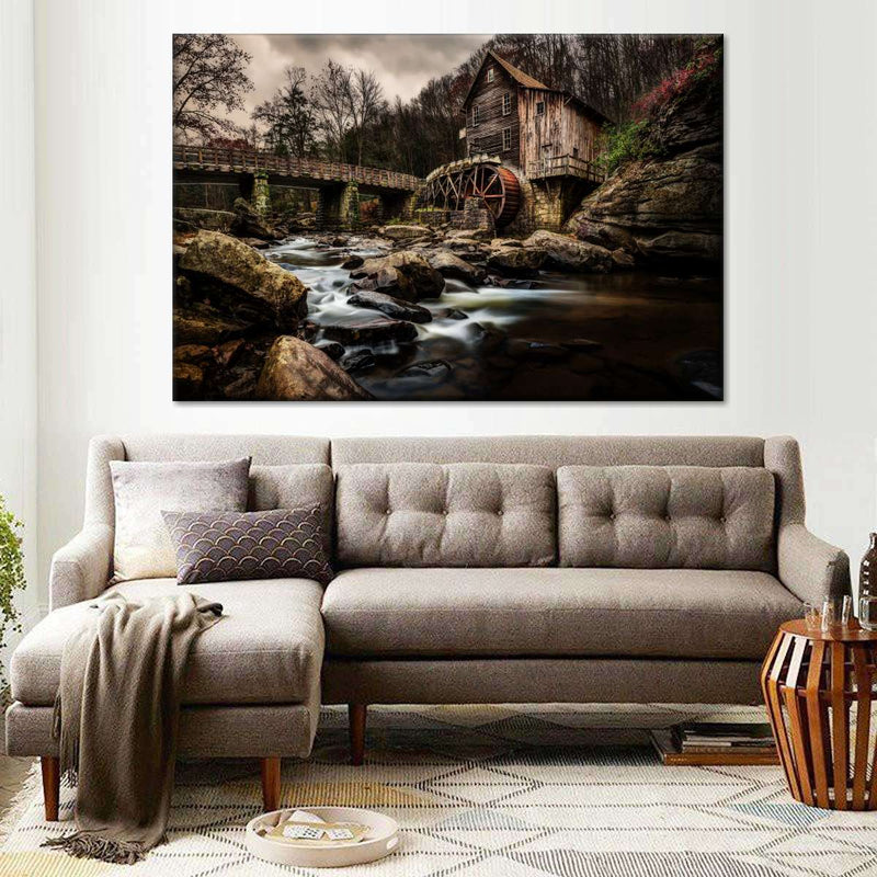 Grist Mill At Babcock Park Wall Art