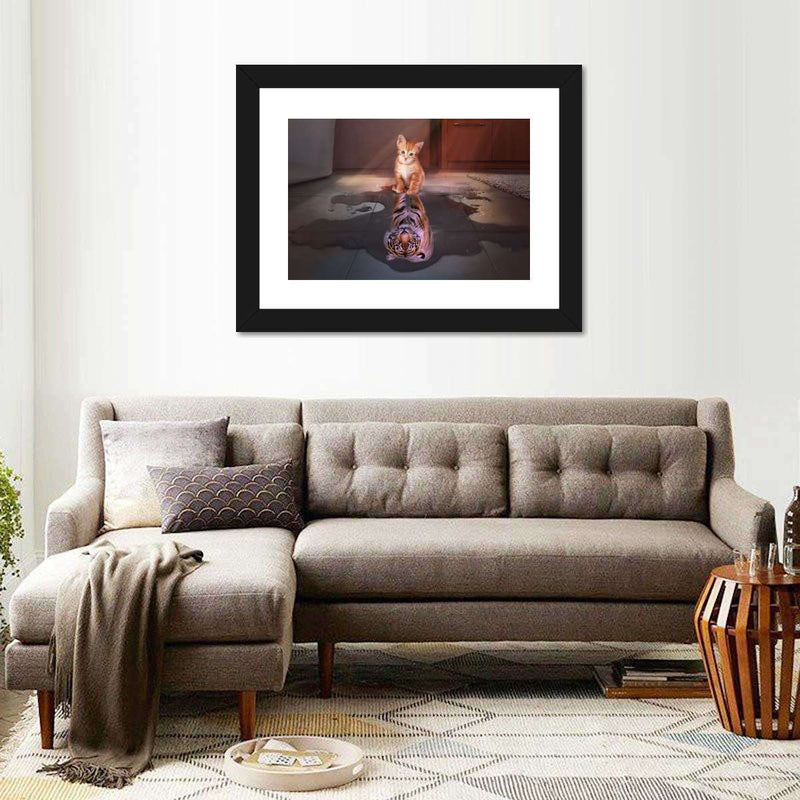 Tiger Kitty Wall Art