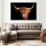 Scottish Highland Cow Wall Art