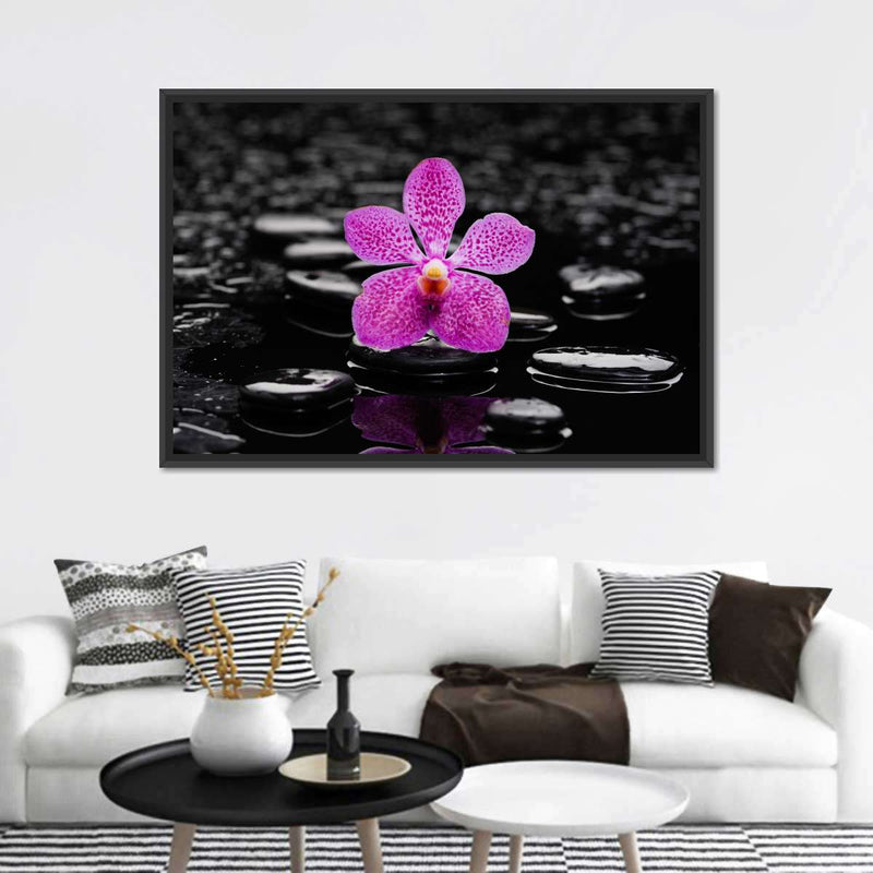 Zen Purple Orchid Wall Art