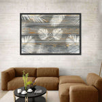 Wooden Palm Leaves Wall Art
