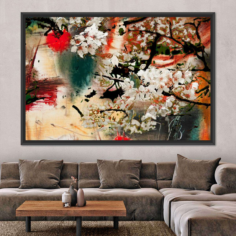 Japanese Flower Wall Art