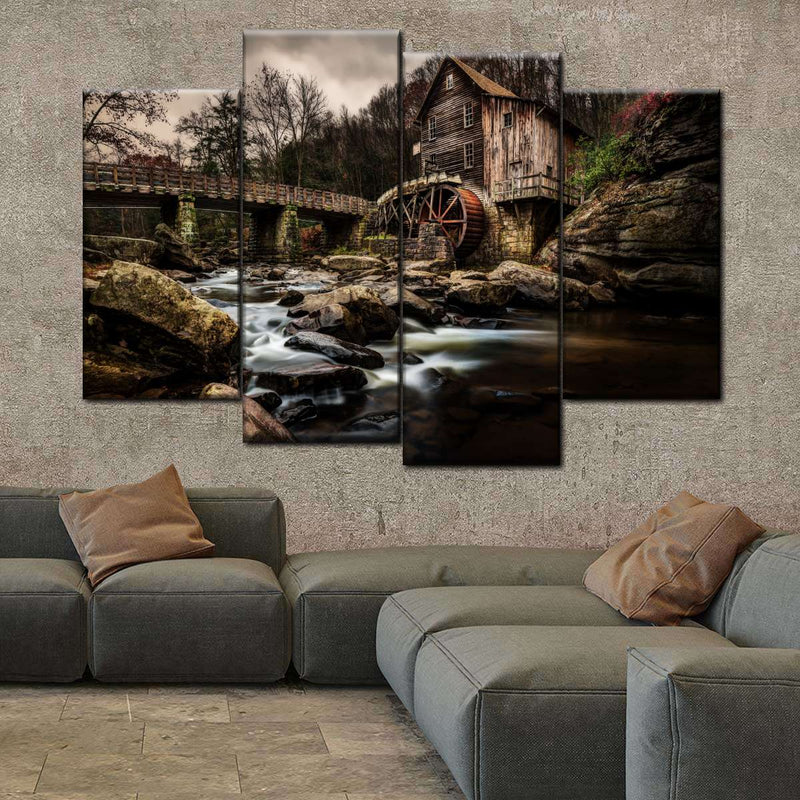 Grist Mill At Babcock Park Wall Art