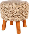 Kausala Cream Ottoman