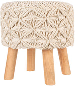 Kausala Cream Ottoman