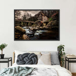 Grist Mill At Babcock Park Wall Art