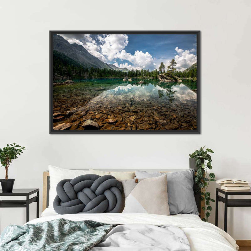 Tranquil Lake Landscape Wall Art