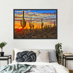 Sunset Cactus Wall Art