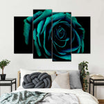 Green Flower Wall Art