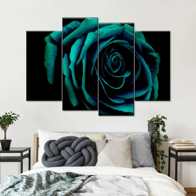 Green Flower Wall Art