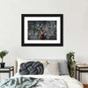 Snowy Noble Deer Wall Art