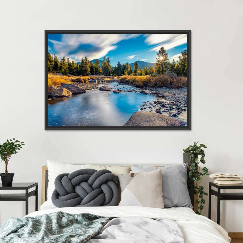 Yosemite River Stream Wall Art