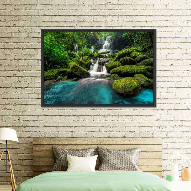 Tropical Waterfall Wall Art